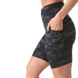 Shorts de gymnastique moulants et personnalisés, taille haute, pour femmes, vêtements de Fitness et de Yoga, vente en gros, - Product Image 6