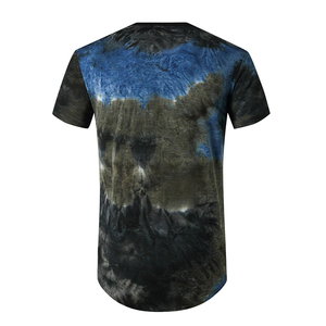Nouveau design de vêtements décontractés de haute qualité T-shirt à demi-manches pour hommes Tie Dye Nouveau design de polo haute visibilité de sécurité imprimé en maille - Product Image 6