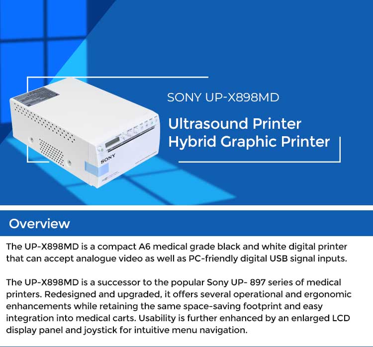 High Quality Sony Digital Video UP-X898MD Thermal Printer Hybrid Graphic Printer For Ultrasound