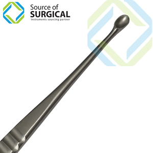 Volkmann Manual de acero inoxidable cuchara grande hueso cureta seguridad estándar instrumento quirúrgico maquinaria con fuente de alimentación - Product Image 3