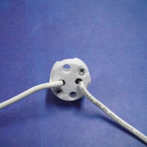 Đui Đèn Tường Mr16 Gu5.3 G53, Giá Đỡ Đèn <span class=keywords><strong>Halogen</strong></span> Bằng Gốm - Product Image 5