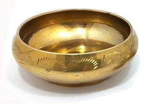 Cuenco de latón con Pedestal para fruta, centro de mesa de Metal a un precio económico, para ensalada, fruta, decorativo, oro antiguo - Product Image 3