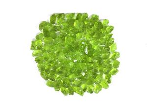 Piedra preciosa de peridoto verde Natural, 6-8mm, forma irregular, suelta, áspera, sin tratar, fabricación de joyas, piedra cruda cortada a mano, Cuentas pequeñas - Product Image 4