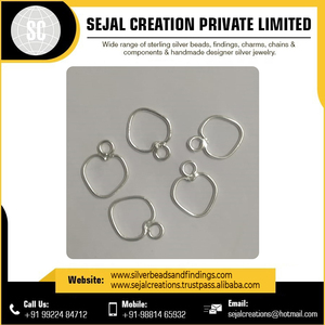 925 Sterling Silver Charms Custom Jewelry India-Sejal Creation Indian Seller Supplier Factory Price Vintage Cute <b>Flower</b> Gifts - Product Image 3