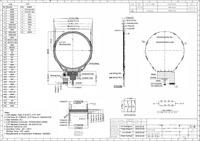 3.4 pouces Écran Rond 800*800 IPS Tout HD D'interface de MIPI D'AFFICHAGE À CRISTAUX LIQUIDES TFT Module Avec CTP