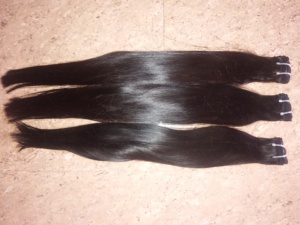 ผมต่อแบบคนไม่ผ่านกระบวนการผมเรมี่ดิบของอินเดียบริสุทธิ์ - Product Image 4