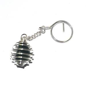 Porte-clés en agate noire artisanale en pierre semi-précieuse indienne | Porte-clés artisanaux en gros - Product Image 1