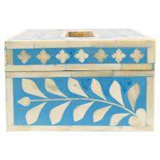 Soporte de tejido con incrustaciones de hueso, servilletero de almacenamiento de tejido de escritorio de oficina para el hogar creativo, diario a la venta - Product Image 5