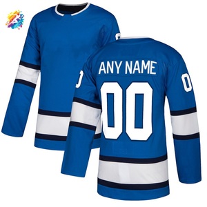 Maillots de hockey vierges sublimés personnalisés à motif camouflage pour hommes et femmes, tailles XXL, XXXL, XXS, avec logo OEM, vente en gros à prix abordable - Product Image 1