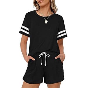 Breathable Stripes <b>Top</b> <b>and</b> <b>Shorts</b> Two Piece <b>Set</b> Women Clothing Print Cotton Summer Casual Pants Waterproof Satin Customized Anti - Product Image 6
