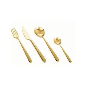 Cuchara de acero inoxidable para beber, postre, café, juego de cucharas de té con tazas con hecho a mano para gran oferta, juego de cubiertos de 4 piezas con espejo, acero - Product Image 5