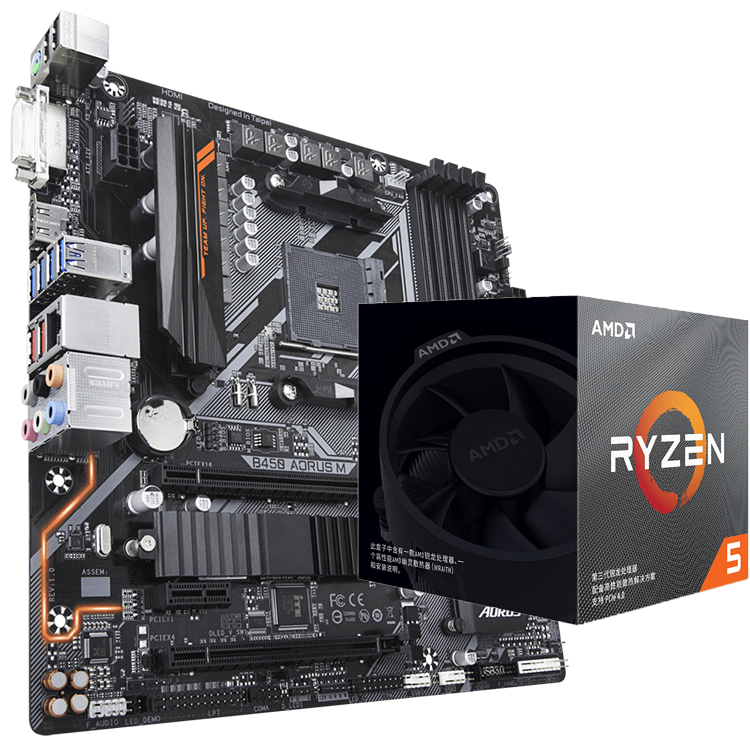 GIGABYTE B450 AORUS M Gebrauchte Gaming-Motherboard-Unterstützung AMD Ryzen 5 3600X 3700X 5600G 5600X 5700G 5800X Desktop-Prozessor-CPU