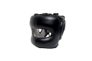 Casco de boxeo de cuero PU con logotipo personalizado al por mayor con diseño de protector bucal para entrenamiento y lucha - Product Image 4