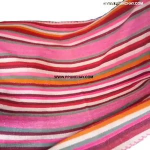 Одеяло Ppunchay, характерное этническое, инка, андин, небольшое, 1,40x1,60 метров