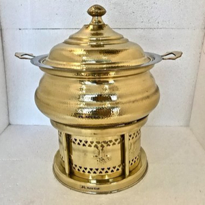 ถ้วยอุ่นอาหารทำจากทองแดงสำหรับร้านอาหารชุดจานอุ่นอาหารสีทองอุปกรณ์ห้องครัวเชิงพาณิชย์ราชา - Product Image 2