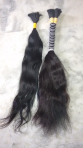 100% Raw Remy natural mejores pelos Un donante cabello humano crudo. Temple RAW bulk cabello humano. Producto sin procesar - Product Image 6