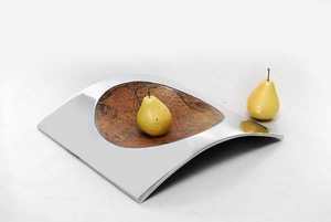 Meilleure Vente Ensemble de 2 En Métal Plateau En Argent Nickel Poli Haute Plateau Table Décoration Hôtel Plateaux D'alimentation - Product Image 4