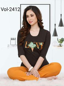 ชุดนอนผู้หญิงใหม่2023,เซ็ตชุดนอนผู้หญิงชุดเสื้อกางเกงนอนแม่ชุดนอนผู้หญิงฤดูใบไม้ผลิชุดใส่อยู่บ้าน - Product Image 4