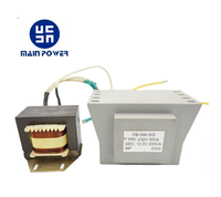Transformador Lineal Vertical Monofásico EI 76 con Salida de 12V-48V para Sistemas de Alarma, ISO 9001