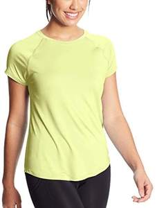 Camiseta deportiva de manga corta personalizada para mujer, ropa deportiva de poliéster para entrenamiento, venta al por mayor - Product Image 2