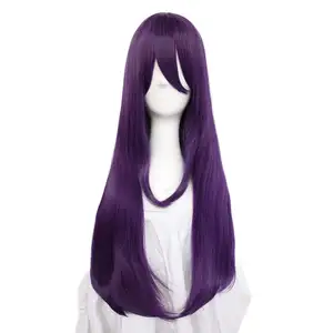 Perruque de cheveux de couleur violette avant de lacet HD indien Oriental Hairs