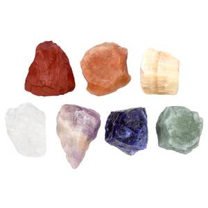 หินหยาบ 7 จักระ หินผสม หินดิบหยาบสําหรับคริสตัลบําบัดเรกิธรรมชาติ Un ขัดอัญมณีดิบคริสตัลผู้ค้าส่งธรรมชาติ - Product Image 5