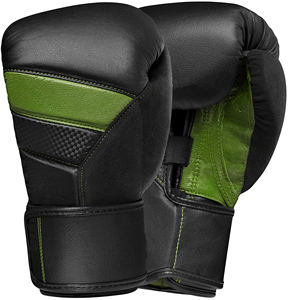 Guantes de Boxeo Profesionales con Logotipo Personalizado, para Adultos, de Piel de Vaca y Tela de PU, Tallas 6oz 14oz, para Entrenamiento de Kickboxing - Product Image 1