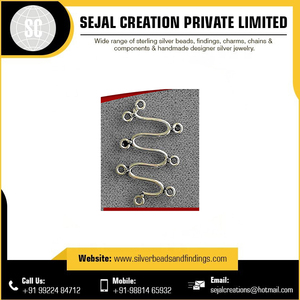 Boucles d'oreilles pendantes ovales en argent Sejal Creation SF14, bijoux fantaisie au design unique, vente chaude - Product Image 6