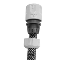 User-Friendly BS standar ABS plastik irigasi taman selang konektor fungsi berhenti air 1/2 "5/8" Diameter Rentang