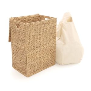 Water Hyacinth Hamper Water Hyacinth Laundry Basket <b>Storage</b> Dirty <b>Clothes</b> Vietnamese High Quality Product Cheap Price - Product Image 1