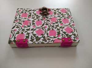 Carnet d'art indien, agenda imprimé, Usage personnel, fait à la main, beau carnet de notes, cadeau pour son agenda de voyage - Product Image 2