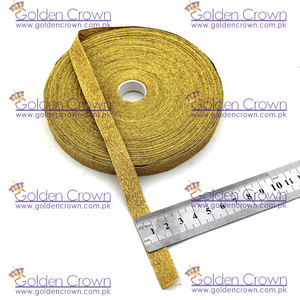 Dentelle trèfle tressée dorée | Garniture tressée dorée pour vêtement - Product Image 4