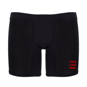 Modal Boxer <b>Shorts</b> for <b>Men</b>- Comfortable <b>Long</b> Leg Boxer Briefs with Your Customized Logo and Brand OEM Service - Product Image 3