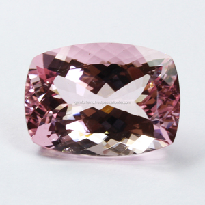 Melocotón morganita mejor calidad fabricación de joyas piedras preciosas corte ovalado facetado suelto semiprecioso piedra preciosa natural proveedor indio - Product Image 2