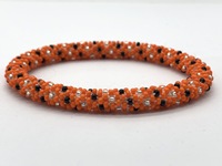 Pulseras de Cuentas de Vidrio Hechas a Mano por Ahana, Pulseras de Cuentas de Ganchillo para Mujer, Joyería para Bodas y Regalos, Multicolor, de Nepal