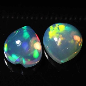 หัวใจ15มม. พลอยโอปอลจากเอธิโอเปียสีชมพูสำหรับแหวนที่ได้รับการรับรองโดย IGI gjepc - Product Image 1