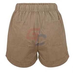 Shorts Casuales para Mujer, Cintura Alta Elástica con Cordón, Transpirables, con Bolsillos, Estilo Regular, Estampados - Product Image 2