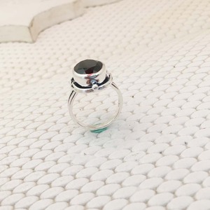แหวนพลอยโอนิกซ์สีดำธรรมชาติดีไซน์พิเศษแหวน925แท้คุณภาพสูงขายส่งแหวนที่ไม่ซ้ำกันสำหรับผู้หญิง - Product Image 3