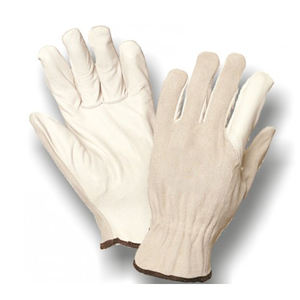 Durable Machine Washable Leather Driver Gloves Custom Made Driver Work Protect Cowhide Leather Gloves by KEEM BROTHERS - Product Image 2