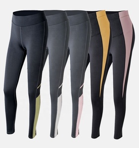 Leggings en maille sans couture en coton 100% pour femmes, respirants, antibactériens, taille mi-haute, toutes saisons, en gros - Product Image 2