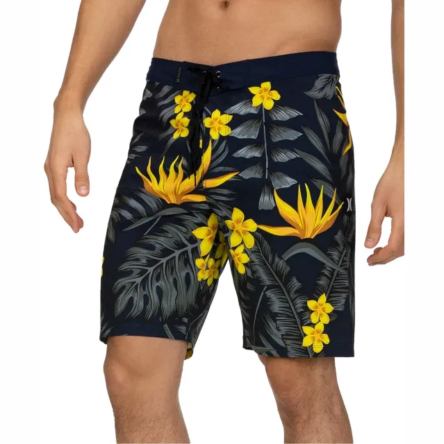 Hot selling sublimation printing color block cheap summer running shorts men shorts