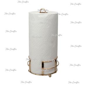 Porte-papier toilette mural en fer moderne de qualité supérieure avec finition bronze pour la cuisine et l'hôtel - Product Image 3