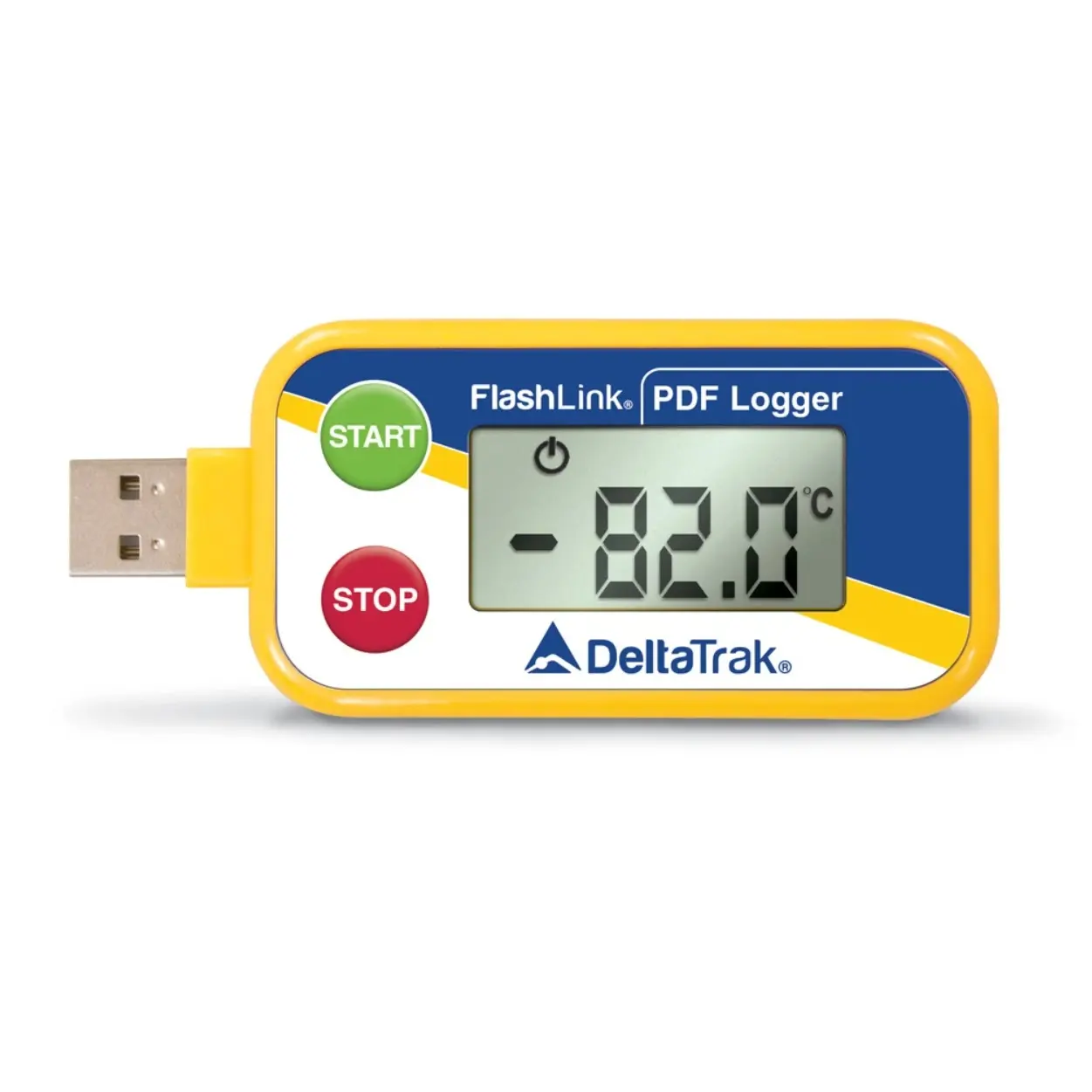 DELTATRAK Data Logger - FlashLink Dry Ice USB PDF In-Transit Logger Model 40701