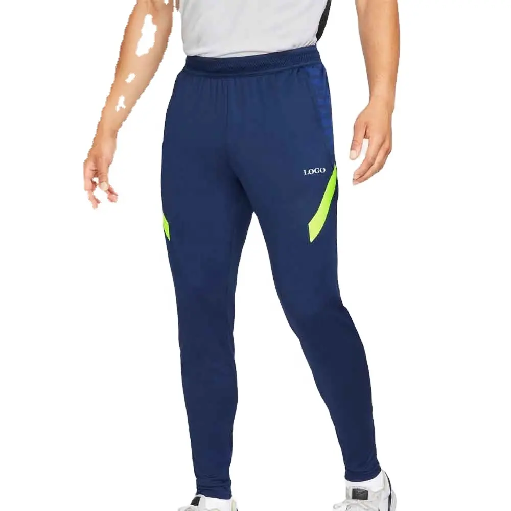 Navy Blue Color Men Trousers Training Running Trousers Quick Dry Plain Trousers