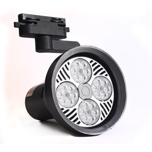 Vente en gros d'éclairage sur rail LED moderne 25W blanc/noir réglable intérieur 220V aluminium COB Spot Gallery Museum Easy Track Rail - Product Image 2