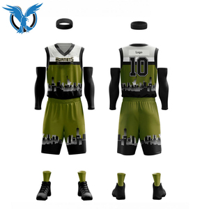 Uniforme de baloncesto para hombre, ropa deportiva de buena calidad con estampado personalizado, último diseño - Product Image 6