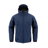 Großhandel Winter-Segelkleidung Outdoor Herren Wasserdichte Kapuzenjacke Softshell mit Stehkragen Stickerei Übergröße Hochwertig