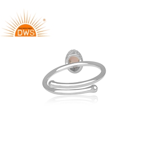 Anillo de GEMA de ópalo etíope hecho a mano, conjunto de joyería al por mayor, corona de plata de ley fina, proveedor de joyería - Product Image 4