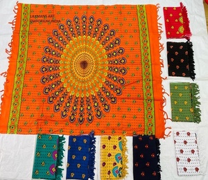 Multi Colours Mandala Printed Rayon Pareo <b>Sarongs</b> With Fringes Wholesale Supplier From India Rayon pareo <b>sarongs</b> wholesale - Product Image 1