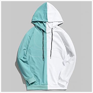 เสื้อฮู้ดดี้ผู้ชายดีไซน์ใหม่ ผ้าฝ้ายเฟรนช์เทอร์รี่หนา 350 GSM ทรงเข้ารูป ปักลาย 3 มิติ ประดับเพชร งานปักคุณภาพสูง เสื้อผ้าสั่งทำพิเศษ - Product Image 4